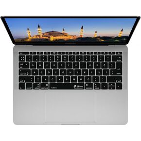 KBCovers - Keyboard Cover for Turkish Language fits Apple MacBook Pro 13 & 15 inch w/Touch Bar (Late 2016+)