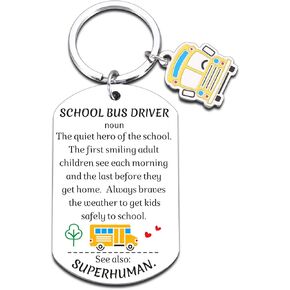 School Bus Driver Appreciation Gifts for Women Men, Bus Driver Christmas Stocking Stuffers, Thanksgiving Bithday Thank You Gifts for Bus Driver, School Bus Driver Retirement Valentines Day Gifts