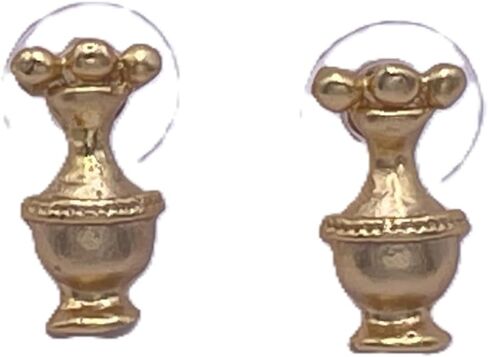 Pre-Columbian Style Earrings 24K Gold Plated in Saudi Arabia