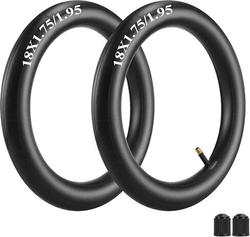 TD Inner Tubes 16'' Inner Tubes Fit 1.75/1.95/2.10/2.125 Bike Tubes with 32mm/1.25'' Straight Schrader Valve for Kid Bike Racing Junior Range Bikes and Mountain Bikes Puncture Proof Heavy Duty, 2pcs in Saudi Arabia