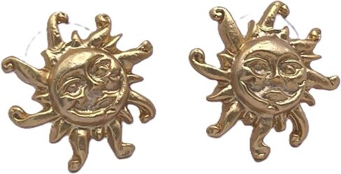 Pre-Columbian Style Earrings 24K Gold Plated in Saudi Arabia