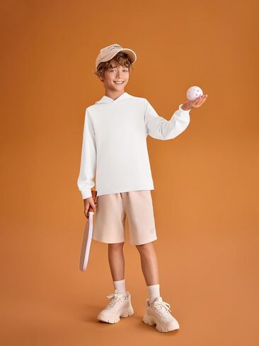 Haloumoning Boys Fashion Hoodies Kids Long Sleeve Hooded Sweatshirts 5-14 Years in Kuwait