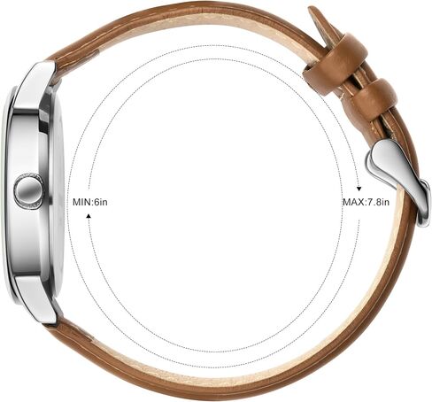 GOLDEN HOUR Men’s Quartz Analog Easy to Read 38mm Watch in Saudi Arabia