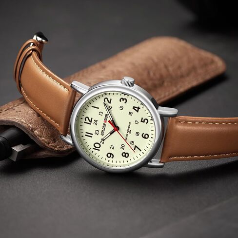 GOLDEN HOUR Men’s Quartz Analog Easy to Read 38mm Watch in Saudi Arabia