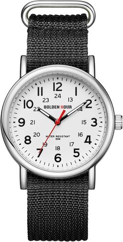 GOLDEN HOUR Men’s Quartz Analog Easy to Read 38mm Watch in Saudi Arabia