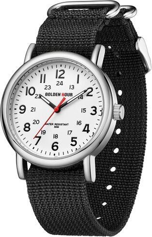 GOLDEN HOUR Men’s Quartz Analog Easy to Read 38mm Watch in Saudi Arabia