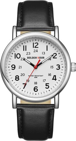 GOLDEN HOUR Men’s Quartz Analog Easy to Read 38mm Watch in Kuwait