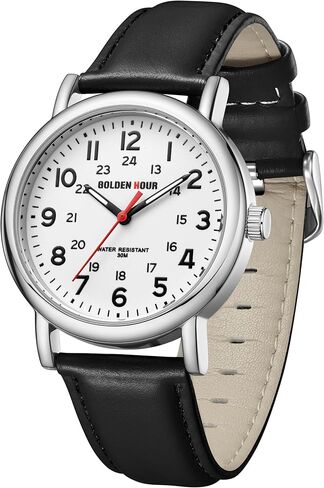 GOLDEN HOUR Men’s Quartz Analog Easy to Read 38mm Watch in Kuwait