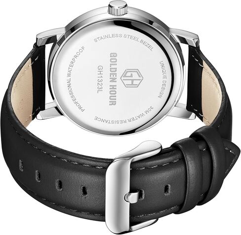 GOLDEN HOUR Men’s Quartz Analog Easy to Read 38mm Watch in Kuwait