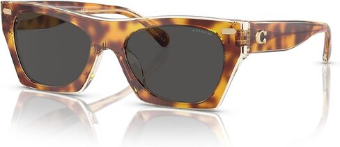 Coach Women's Hc8389u Universal Fit Square Sunglasses in Saudi Arabia