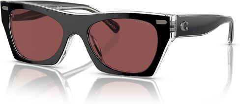 Coach Women's Hc8389u Universal Fit Square Sunglasses in Saudi Arabia