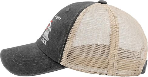 I'm No Farmer But I Can Raise A Cock Chicken Hats for Mens Baseball Cap Funny Washed Workout Hats Cotton, Allblack in Saudi Arabia