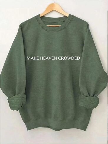 GORGLITTER Women's Oversized Letter Graphic Sweatshirt Long Sleeve Crewneck Pullover Sweatshirts Fall in Saudi Arabia