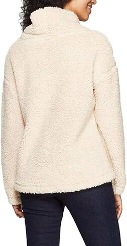 A New Day Women's Any Day Turtleneck Sherpa Pullover Sweatshirt in Saudi Arabia
