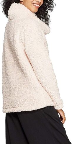 A New Day Women's Any Day Turtleneck Sherpa Pullover Sweatshirt in Saudi Arabia