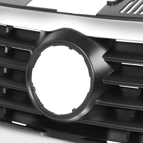 DNA MOTORING Factory Style Black Slat & Badge Slot Grille Grill Compatible with 06-10 VW Passat, Chrome, OEM-GR-VW1200147 in Saudi Arabia