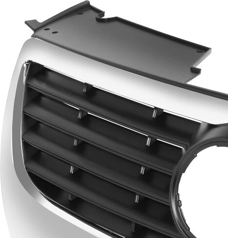 DNA MOTORING Factory Style Black Slat & Badge Slot Grille Grill Compatible with 06-10 VW Passat, Chrome, OEM-GR-VW1200147 in Saudi Arabia