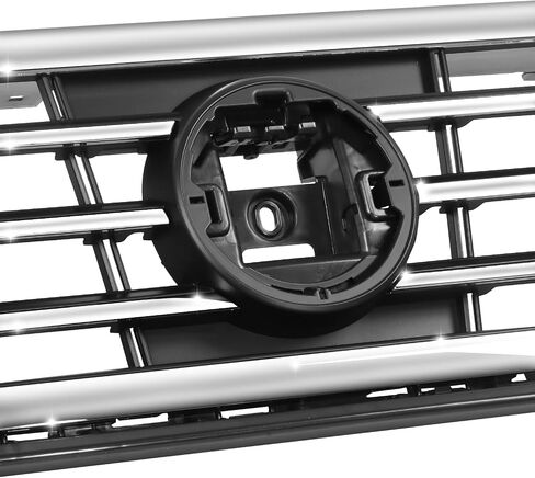DNA MOTORING Factory Style Black Slat & Badge Slot Grille Grill Compatible with 06-10 VW Passat, Chrome, OEM-GR-VW1200147 in Saudi Arabia