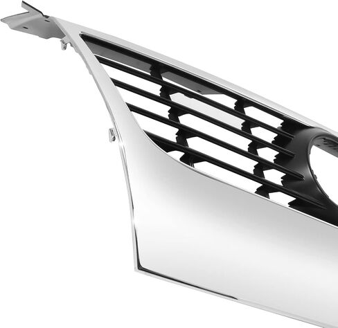 DNA MOTORING Factory Style Black Slat & Badge Slot Grille Grill Compatible with 06-10 VW Passat, Chrome, OEM-GR-VW1200147 in Saudi Arabia