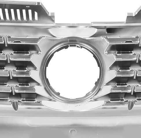 DNA MOTORING Factory Style Black Slat & Badge Slot Grille Grill Compatible with 06-10 VW Passat, Chrome, OEM-GR-VW1200147 in Saudi Arabia