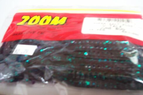Zoom Bait Zoom U Tail Worm-Pack of 20 (ChartreusePumpkin, 6-Inch) in Saudi Arabia
