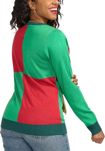 سترات عيد الميلاد النسائية من Tipsy Elves - سترات عيد الميلاد القبيحة للسيدات - بلوفرات شتوية مزخرفة للعطلات in Kuwait