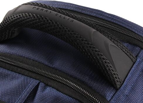 حقيبة ظهر للكمبيوتر المحمول للأعمال P19 من Perry Ellis مع جيب للكمبيوتر اللوحي، باللون الأزرق الداكن، مقاس واحد in Kuwait