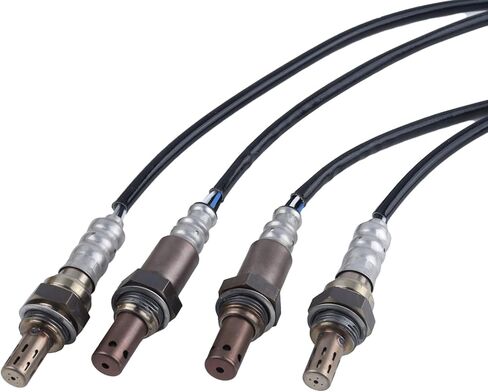 مستشعر الأكسجين O2 4 قطع المنبع والمصب متوافق مع 2011-2012 Nissan Frontier Pathfinder Xterra، 2010/2012 سوزوكي خط الاستواء، 4.0L استبدال 250-54035 250-24403 250-24951 in Kuwait