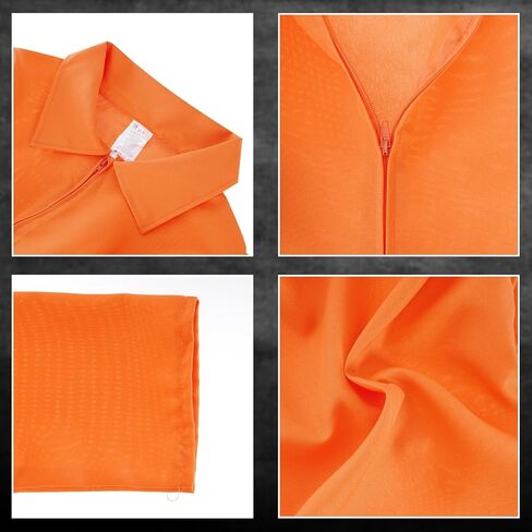 زي السجن البرتقالي للهالوين للرجال، زي السجين البرتقالي، زي جيلبيرد السجين البرتقالي in Kuwait