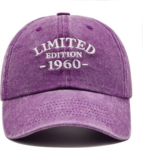 65th Birthday Gifts for Men Women, Happy 65th Birthday Decorations - Embroidered Baseball Caps Adjustable in Saudi Arabia