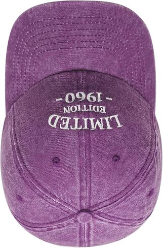 65th Birthday Gifts for Men Women, Happy 65th Birthday Decorations - Embroidered Baseball Caps Adjustable in Saudi Arabia
