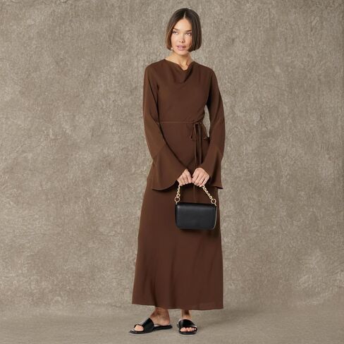 The Drop Women's Flared Sleeve Maxi Dress by @withloveleena in Kuwait