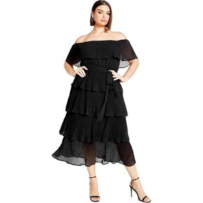City Chic Plus Size Dress, Night Garden Dress