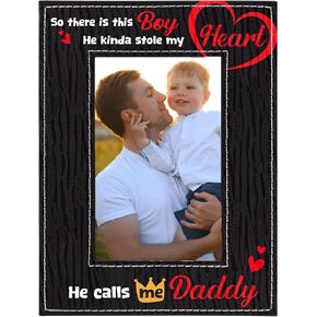 FLYAB 2024 Christmas Picture Frame - 4x6 Family Christmas Picture Frame - Holiday Photo Frame Christmas Presents Gifts for Family Friend Christmas Photo Frame for Home Tabletop Decoration