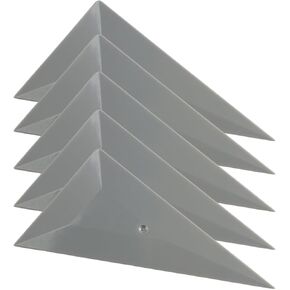 5 Pcs Window Tint Squeegee, Window Tint Tools Triangle Squeegee Corner Squeegee Card Scraper Vinyl Wrap Tool Kit for Car Wrapping Window Tinting Film Installation Application (Grey)