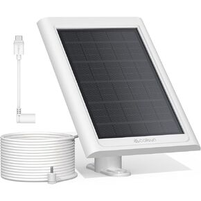 2 Pack - Solar Panel for Security Camera,Solar Charger for Ring Stick Up Cam Battery/Pro&Ring Spotlight Cam Battery/Plus/Pro, IP68 Waterproof 180° Adjustable Bracket 13FT Cable