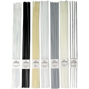 JOUNJIP Plastic Welding Rods- 7 Types of Welding Plastic (PP PU ABS PE TPO PA PC) Most Common Plastics- For Use With Jounjip Plastic Welding Kit- 52 Pack of 13" x 1/8" Dia - Quality Checked