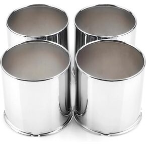 RTrhinoTuning 4PCS 4.25" 108mm Push Through Center Caps Wheel Hub Caps Open for Truck Trailer Wheel Rim, 4.25" Hub, 4.27" Tall