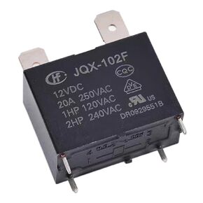 JQX-102F 12VDC 20A 4Pins PCB Miniature High Power Relay for Air Conditioner Motherboard Compressor Water Heater