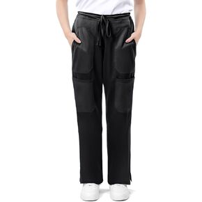 سروال NY Threads Scrub للنساء، فضفاض، برباط، ناعم ومطاط