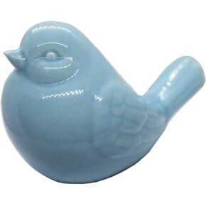 New Yellow Ceramic Bird Statue Figurine for Home Indoor Outdoor Decoration Animal Birds Model Home Decor Creative Gift