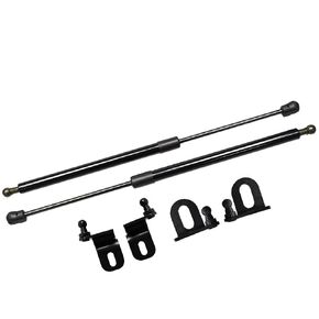 TSUBASA Lift Supports for Scion tC AT10 2004-2010 Front Bonnet Hood Modify Carbon Fiber Gas Charged Shock Dampers Spring Struts Bar (2 PCS) (Normal Black)