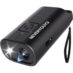 2024release Dog Bark Deterrent Devices, 5 in 1 Rechargable Ultrasonic Training Tool for Dogs 50FT with High Low Mode,Portable Training Devices Safe for Indoor Outdoor (Black)