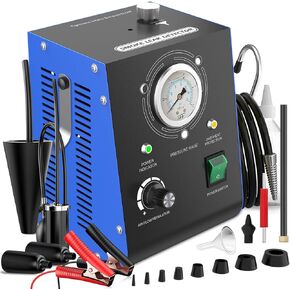 Automotive Smoke Machine Leak Detector Built in Air Pump, EVAP Automotive Smoke Tester with Adjustable Pressure Gauge for Vacuum Leaks, Smoke Tester Automotive for DC 12V Vehicle Pipe Systems