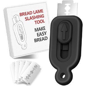 Bread Lame Dough Scoring Tool,2pcs Sourdough Bread Scorer Bread Making Cutter Blade with 10pcs Blades for Homemade Bread Baking Making Tools Supplies (Red)