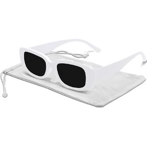 Rectangle Sunglasses for Women Trendy Retro Fashion Sunglasses UV Protection Rectangle Frame