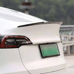 MCARCAR KIT Model Y Dry Carbon Fiber Trunk Spoiler for Tesla Model Y 2020-2024 Rear Trunk Spoiler Lip Tail Wing Rear Trunk Lid