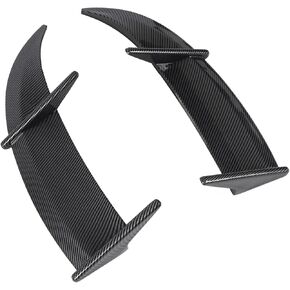 Car Rear Trunk Roof Window Tail Top Wing Lip Trim Spoiler for MK6 with Sports , Easy Installation, Structure (Carbon Fiber )