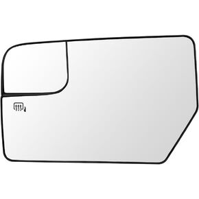 Senzeal Passenger Side Heated Mirror Glass Replacement for Ford Expedition 2012-2017 Lincoln Navigator 2012-2014 Blind Spot Mirror Glass CL1Z17K707A (Right Side)