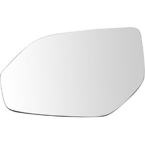 TRQ Left Mirror Glass Compatible with 2018 Volkswagen Atlas 2020-2023 Atlas Cross Sport